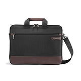 Samsonite Kombi Slimbrief Briefcase, Black/Brown