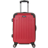 Kenneth Cole Reaction Renegade 20" Hardside Expandable 8-Wheel Spinner Carry-on Luggage, Red