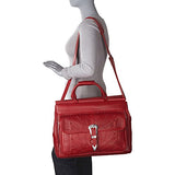 Ropin West 18" Leather Weekender (Brown)