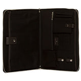 Hook And Albert Leather Reversible Portfolio Brown (Brown)