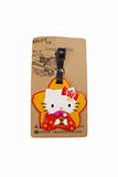 Set Of 3 - Super Cute Kawaii Cartoon Silicone Travel Luggage Id Tag For Bags (Hello Kitty 3)
