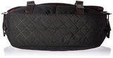 Token Bags Quilted Lorimer Lite Messenger Bag, Black, One Size