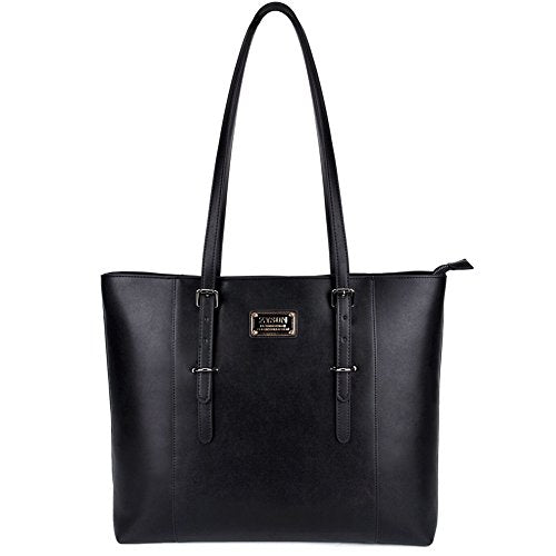 Brown Leather Belt Lock Design Office Handbags Convertible Backpack |  Baginning