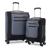 American Tourister Istack Travel System Softside 2-Piece Set (19/25) With Double Air Flow Spinner