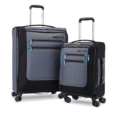 American Tourister Istack Travel System Softside 2-Piece Set (19/25) With Double Air Flow Spinner