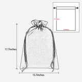 Capxieey Clear Drawstring Backpack Rolling Stones Flaming Tongue Dancing Bag Gym Sports Travel Sack