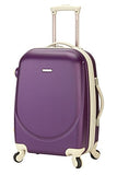 TPRC 3 Piece "Barnet Collection" Hardside Expandable Spinner Luggage Set, Purple Color Option
