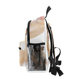 GIOVANIOR Cute Hamster Lightweight Travel School Backpack for Boys Girls Kids