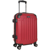 Kenneth Cole Reaction Renegade 20" Hardside Expandable 8-Wheel Spinner Carry-on Luggage, Red