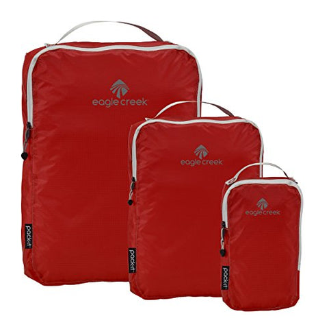 Eagle Creek Pack-it Specter Cube Set-3pc Set (XS, S, M), Volcano Red