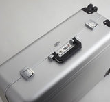 Zero Halliburton Classic Aluminum 26 Inch 4 Wheel Spinner Travel Case, Silver, One Size