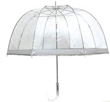 London Fog Clear Umbrella, Silver