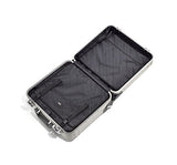 Zero Halliburton Geo Aluminum 3.0 17" Wheeled Travel Briefcase in Silver