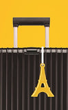 ALIFE DESIGN EIFFEL TOWER LUGGAGE TAG (YELLOW)