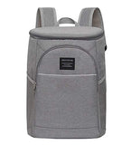 JUMO Insulated Cooler Bag Backpack Leakproof Lightweight Lunch Backpack Cooler for Work Picnics, Sports, Hiking, Men Women, 20Can Black (Grey)