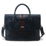ECOSUSI Men's Briefcase 15.6 inch Laptop Bag PU Leather Computer Messenger Shoulder Bag with