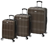London Fog Kingsbury 25" Expandable Hardside Spinner, Coffee