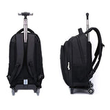 Rolling Backpack School Business Wheeled Backpack Carry-On Luggage Wheeled Case Travel Duffel Bag
