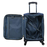 Travelers Club 20 Inch Carry On, Navy Blue