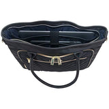 Kenneth Cole Reaction Twill with Quilted Chevron 15” Laptop Tote Black One Size