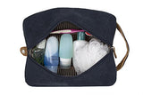 Travelon Heritage Top Zip Toiletry Kit, Indigo