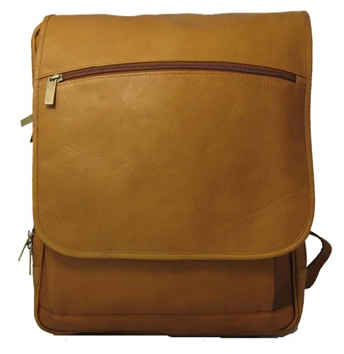 David King & Co. Large Computer Flapover Backpack, Tan, One Size