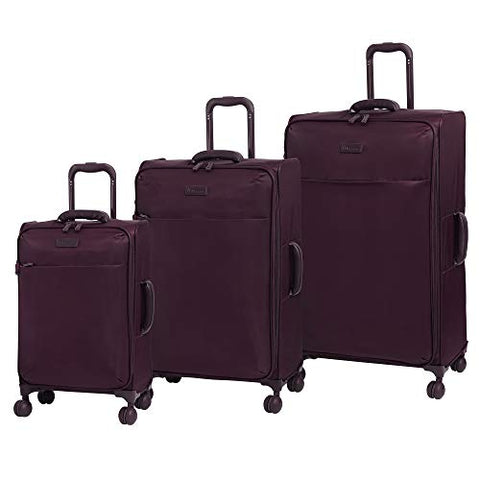 it luggage Lustrous Expandable Lightweight 3 Piece Set, Aubergine