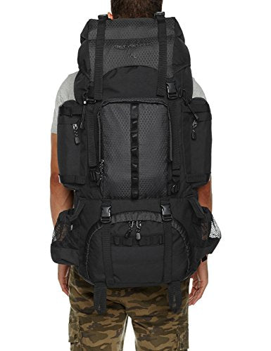 amazonbasics internal frame hiking backpack with rainfly 75l black falls to a new all-time low at $35.50 (Reg. $75) The 65L high Amazon Basic 75 Liter Internal