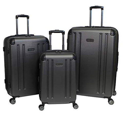Kenneth Cole Reaction Hardside 3-Piece Expandable Spinner Luggage Set - Pewter
