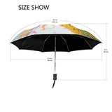 Umbrella Hello Summer Sunflower Golf Travel Sun Rain Windproof Auto umbrellas with UV Protection