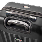 Mia Toro Mia Viaggi Italy Catania Hardside 24 Inch Spinner, Black