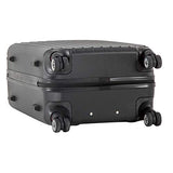 3 Pieces Spinner Luggage Sets black Suitcase Sets Hardshell Lightweight ABS Travel Luggage