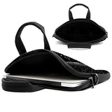 HAOCOO 17 17.3 inch Laptop Shoulder Bag Water-Resistant Neoprene Computer Case Sleeve with Handle