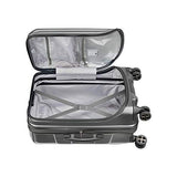 DELSEY Paris Luggage Cruise Lite Hardside 2.0 Carry-on Expandable Suitcase, Platinum