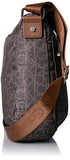 Calvin Klein Women'S Key Item Nylon Messenger Bag, Brn/Khk Phtpt/Lug, One Size