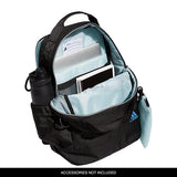 adidas Women's Squad Backpack, Black/Halo Mint Green/Silver Metallic, One Size