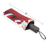 Umbrella Little Kulit and Santa Claus Travel Golf Sun Rain Windproof Umbrellas with UV Protection