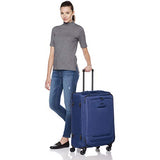 AmazonBasics Expandable Softside Spinner Luggage Suitcase With TSA Lock And Wheels - 25 Inch, Blue