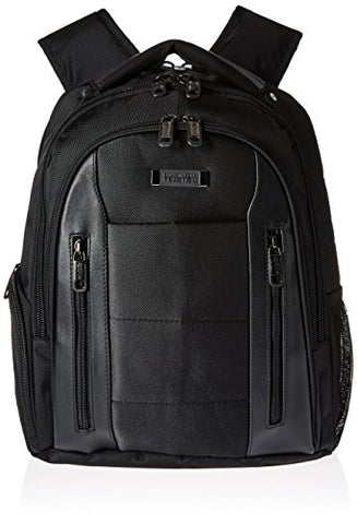Kenneth Cole Reaction An Easy Pace Top Zip E Scan Computer Ipad Tablet Backpack, Black, One Size