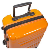 Dejuno Lumos Hardside 3-Piece Expandable Spinner Luggage Set, Orange