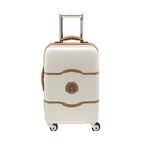 Delsey Luggage Chatelet 21 Inch Carry-On Spinner (One size, Cream/Tan)