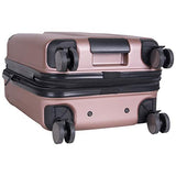 Reaction Kenneth Cole Continuum Rose Gold Carry On Spinner Suitcase - 20 Inch