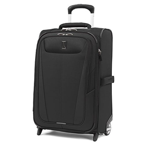 Travelpro Luggage Maxlite 5 22" Lightweight Expandable Carry-on Rollaboard Suitcase, Black