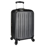 Elite Luggage Spinner Carry-On Luggage, Black