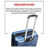 3 Piece Set Luggage Sets Women Men Teens Travel Suitcase with Lightweight TSA Lock Spinner, Home Outdoor Carry On Luggage with 4 Double Silent Wheels Adjustable Handle 20in 24in 28in, Blue