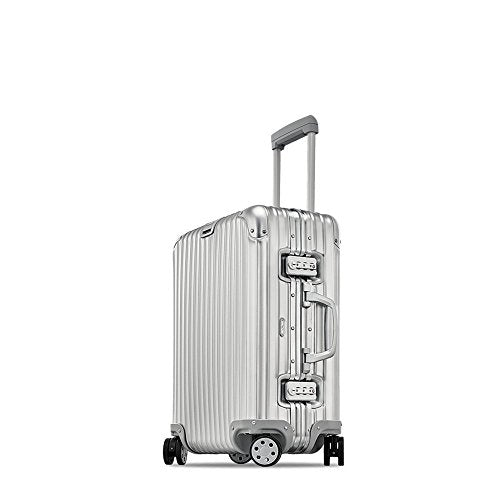Rimowa Topas IATA Carry on Luggage 20Inch Cabin Multiwheel 32L Suitcase  Silver