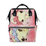 Backpack Ballet Couple Cows Mens Laptop Backpacks Shoulder Hiking Daypack