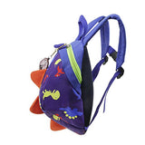 Toddler's Mini Dinosaur Backpack Zipper Toy Snack Bag w/ Safefy Leash Age 1-3