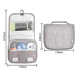 HOMEE Toiletry Bag, Multifunction Pratable Cosmetic Bag, Waterproof Travel Hanging Organizer Case
