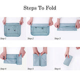 Packing Cubes,Lanivas 7 Set Compact Travel Organizers with Laundry and Shoe Bag Light Pink